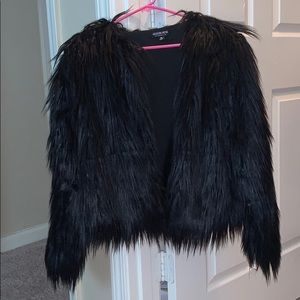 Black fashionnova faux fur
